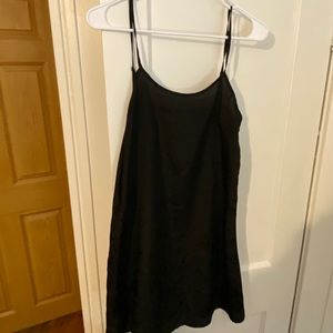 Black slip dress size medium